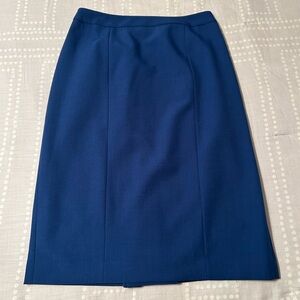 Anne Klein Blue Pencil Skirt - Sz 2 - EUC